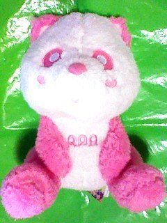 Amazon.co.jp: AAAえ～パンダ ふさふさBIGぬいぐるみ2 桃 ピンク 末吉