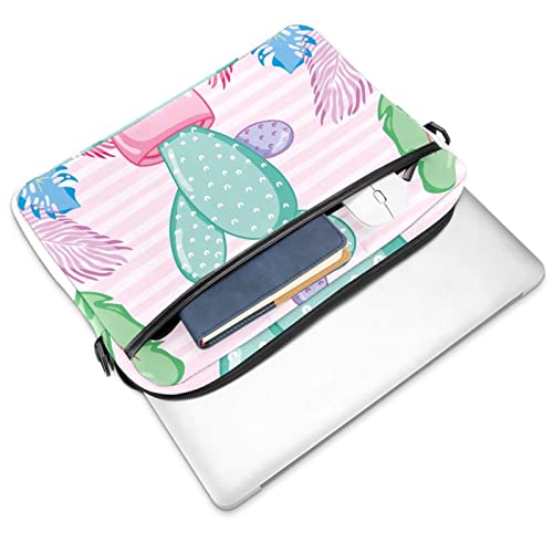 Sacoche ordinateur portable 13-14.5" contre les chocs imprimé cactus