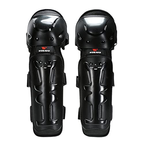 Motorbike Knee and Elbow Protection Gear for Adults, Black, Knee Pad
