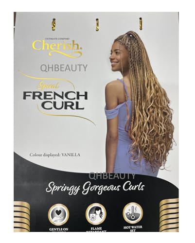 Extensions bouclées sans nœuds Cherish Spirale French Curl vanille - 3