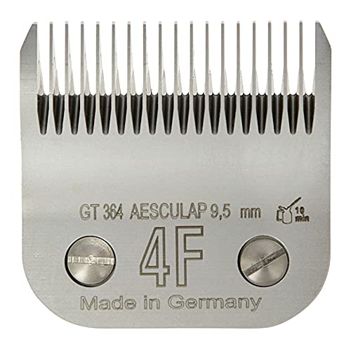 Tête de rasage 4F Kerbl GT364 SnapOn Aesculap de 9,5 mm en lot de 50 pièces pour tondeuse