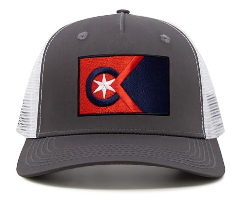 Image of International Tie City Hat for Men and Women, Adjustable Snapback Trucker Baseball Cap with Embroidered Patch