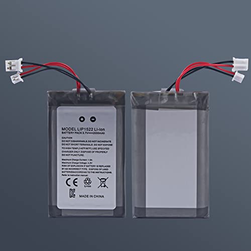 Juboty 2Pcs 2000Mah Ps4/Ps4 Pro Controller Battery, Li-Ion Internal New Upgrade Battery Replacement For Sony Playstation 4 Dualshock 4 Cuh-Zct2 Cuh-Zct2E Cuh-Zct1E Cuh-Zct1U With 4 Repair Tool Kits thumb #3