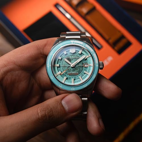 Image of Spinnaker Men's 43mm Fleuss Automatic Watch with Solid Stainless Steel Bracelet SP-5118