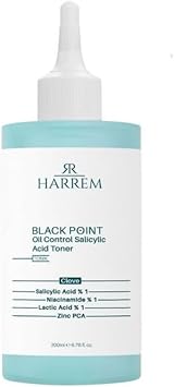 Akneli&Ya l  Cilt Tipleri i in Saliyclic Acid G zenek S k la t r c  Tonik 200 ML Black P.int