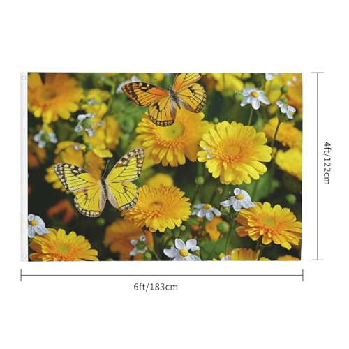 Drapeau extérieur robuste 1,2 x 1,8 m toutes saisons double face - 2