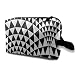 Produktbild 07165983 Kosmetiktasche mit Facettierter Waage, Kontrast_7186, tragbare Make-up-Tasche, Reise-Organizer, Tasche für Frauen und Mädchen, 25,4 x 12,7 x 15,7 cm
