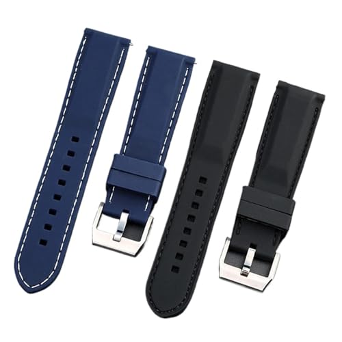 Correa de silicona impermeable contra sudor para relojes Tissot y Citizen 3