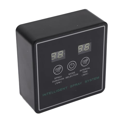 Pongnas Reptile, Reptile Fogger Smart Spray System Automatic Timing Humidifier 360 Degree Adjustable Misting Nozzles Automatic for Reptile Tank for Terrarium