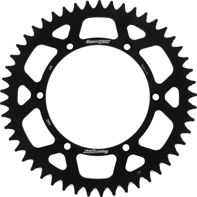 ATV&UTV Replace Parts & Accessories for Supersprox Racing Aluminum Rear Sprocket 520 49T Black #RAL-460-49-BLK Mod-BBM45-FV20435