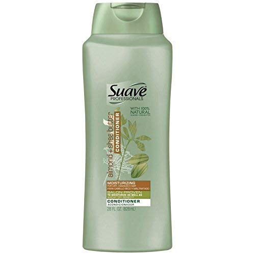 SuaveProfessionals Conditioner, Almond+Shea Butter, 28 Fl Oz (Pack of 2)