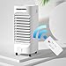 YUELEI- Telecomando Tranquillo per l'ufficio domestico, dispositivo di raffreddamento evaporativo rimovibile, condizionatore d'aria a 3 in 1 con fan evaporativo umidificatore d'aria-bianco 54,5 * 25.2