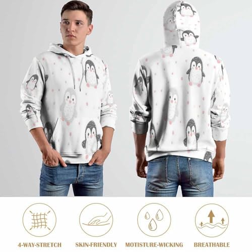 Sweats à capuche imprimé 3D pull léger confortable sans déformation S-6XL