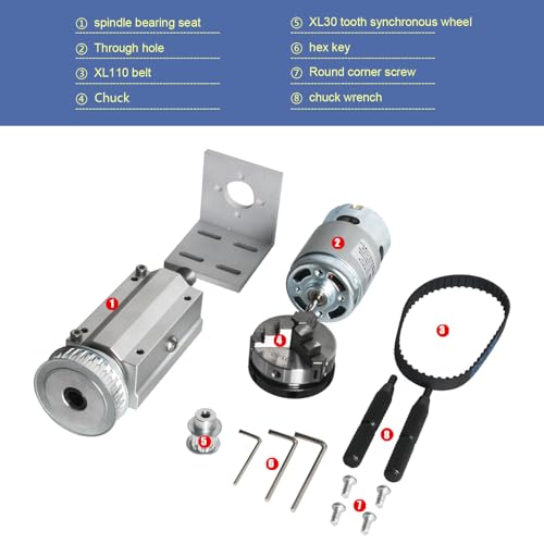 Mandrin de tour 50mm multifonction pour stabiliser le sciage et meulage CNC - 3