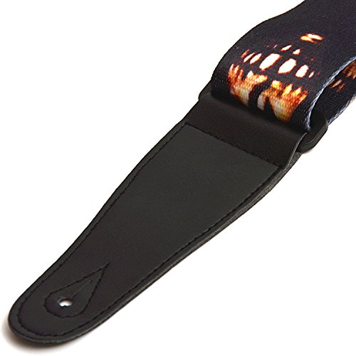 Elagon SK – Sangle de guitare tête de mort pour guitare électrique, guitare acoustique, guitare basse et autres… - Les Beatles, Paul McCartney, John Lennon, RIngo Starr, George Harrison Elagon SK - Sangle de guitare tête de mort pour guitare électrique, guitare acoustique, guitare basse et autres… – Image 5