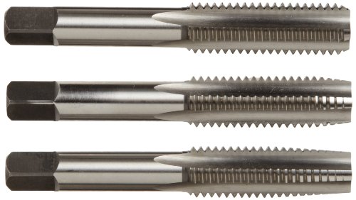 Alfa Tools HSMTS171014 4mm by 0.7mm High-Speed Steel Tap Set (Taper/Plug/Bottom) Made In USA, #1