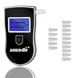 GREENWON Breathalyzer, Alcohol Tester,Free More Than 15 Mouthpieces, Concealed Portable Mouthpieces...