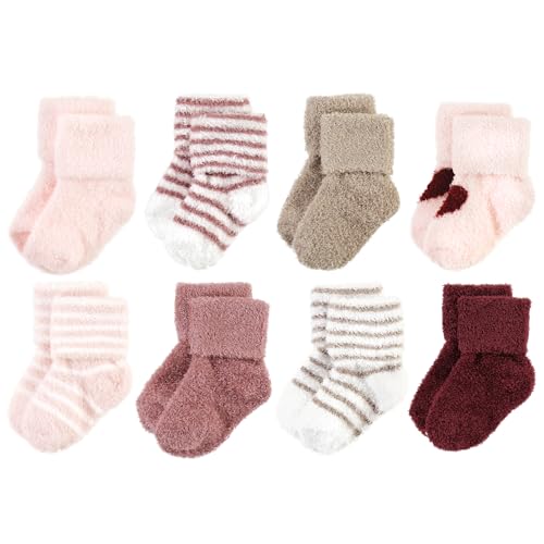 Image of Hudson Baby Baby Girls' Cotton Rich Newborn and Terry Socks