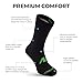 Wrightsock Running II Crew Running Socks for Men and Women – Cushioned, Eco-Friendly and Anti Blister Socks with Our Patented Double Layer Design - American Made, No Blisters Guaranteed