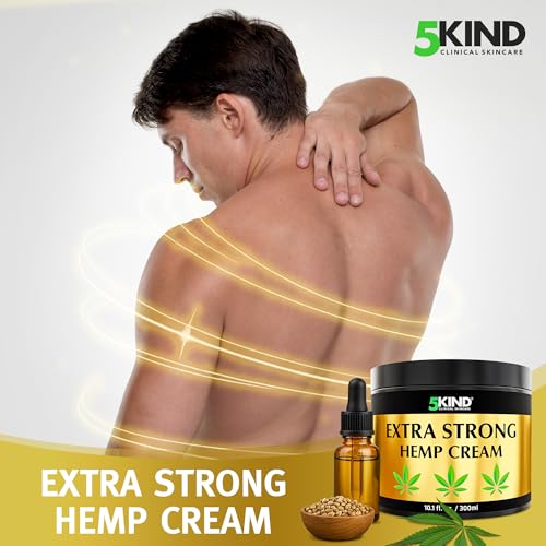 Image of 5Kind Extra Strong Hemp Cream 10.1 fl oz - Maximum Strength