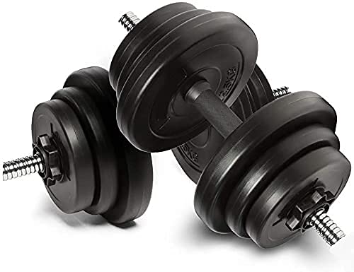 Bodyfit Dumbbell Set, [8-30 Kg], 1 Pair of Adjustable Dumbbell Rods, Adjustable Dumbbell, Home Gym & Fitness Kit, Gym Equipments, Gym Set (12Kg Set)-image-18