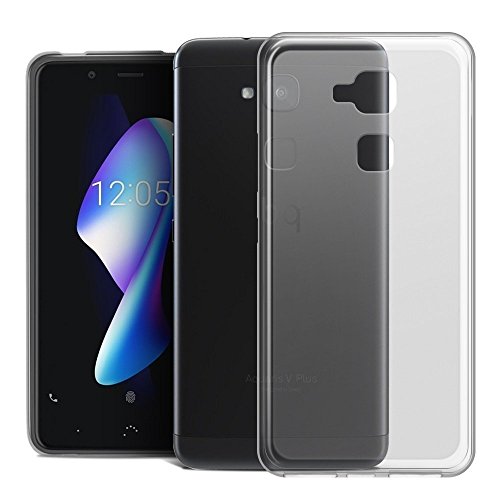 Mb Accesorios Funda Carcasa Gel Transparente para BQ AQUARIS V/VS, Ultra Fina 0,33mm, Silicona TPU de Alta Resistencia y Flexibilidad