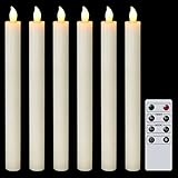 DRomance Remote Fameless Taper Candles 6 Pack (0.78