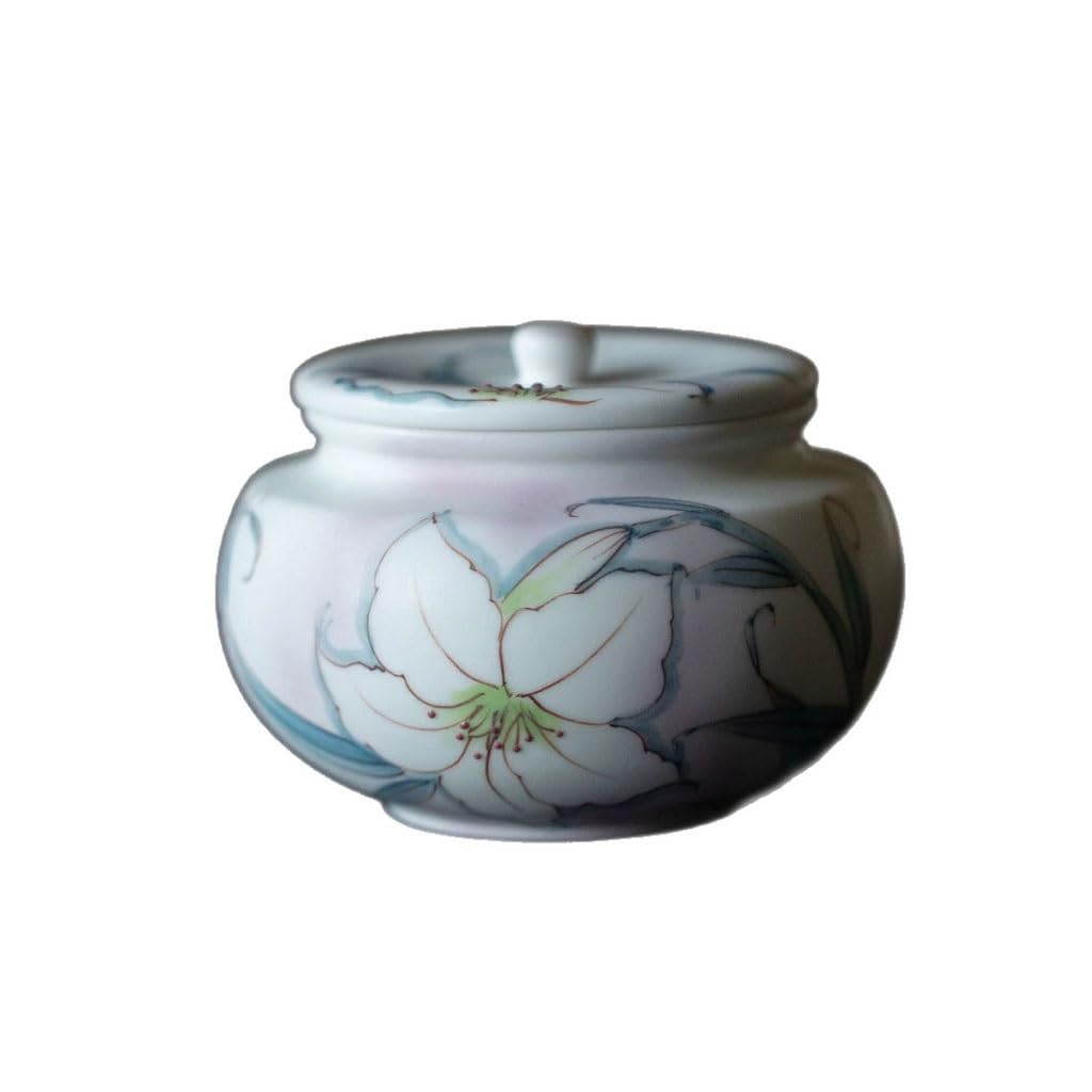 Tea Tin Hand-painted Ceramic Small Tea Cans For Household Storage In Sealed Tea Canister