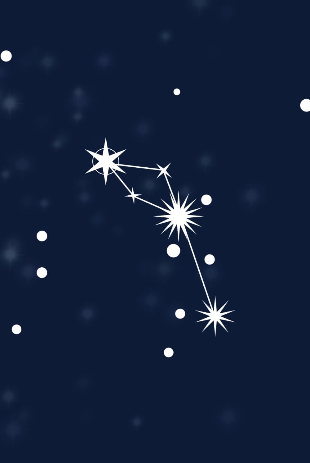 Constellations Quotes Notebook: Hardcover, 120 Pages, Medium 6 inches x 9 inches - Delphinus