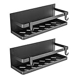 ALPHYSE Magnetic Spice Rack, Magnetic Shelf for Refrigerator, Strong Magnetic Fridge Organizer,...