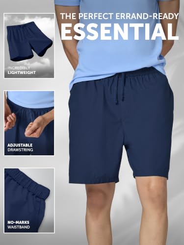Image of XYXX Zen Solid Shorts for Men with Side Pockets and Drawstring |Relaxed Fit Shorts