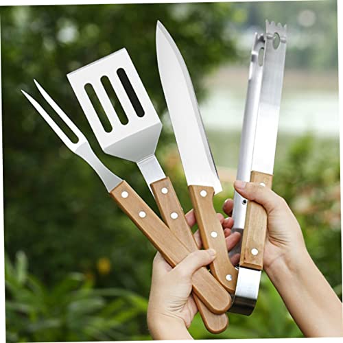 Set de 1 accesorio para parrilla en acero inoxidable Hemoton miniatura 7