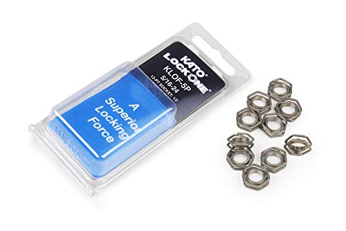 KATO LockOne (KLOF-5P) 10/PKG Anti-Vibration Fastener, for Thread Size: 5/16-24