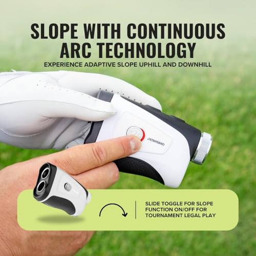 Image of Pro Tour Golf Rangefinder with Slope - Range Finder Golf with Ultra-Strength Magnet - Laser Rangefinder with Slope Technology & Flag Pole Lock Vibration - Golf Range Finder