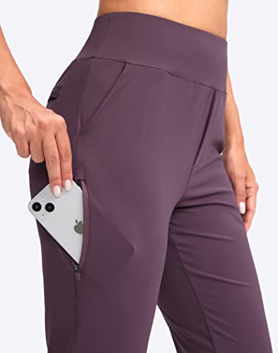 Image of YYV Women's Golf Pants High Waist Stretch Ankle Pants with Pockets