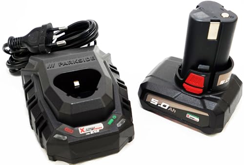 Parkside Performance - Batería de 12 V y 5 Ah, 12 V, 5 Ah, 5.0 A1...