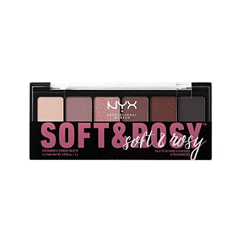 NYX PROFESSIONAL MAKEUP Soft & Rosy Eyeshadow Palette, 0.21 Ounce