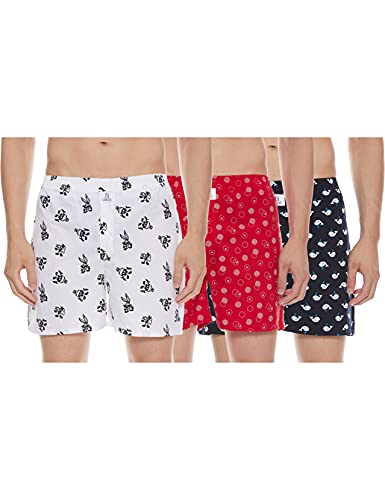 Image of Longies Men's Cotton Printed Regular Boxer Shorts