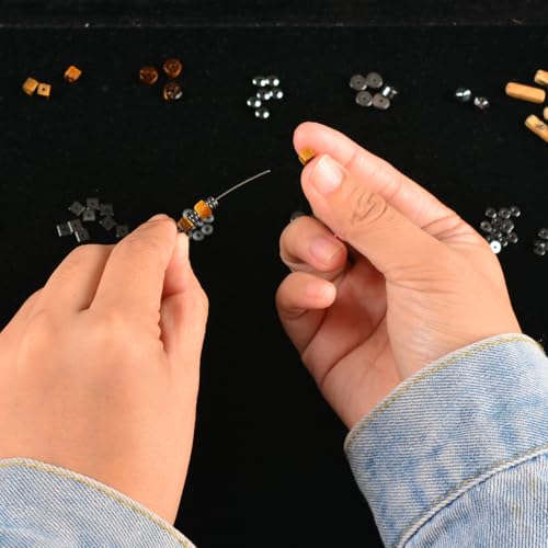 Pulsera ajustable para hombre con piedra cuadrada y cadena de acero inoxidable miniatura 5