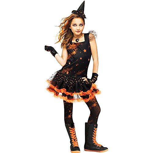 Sparkle Star Witch Child Costume, Small (4-6)