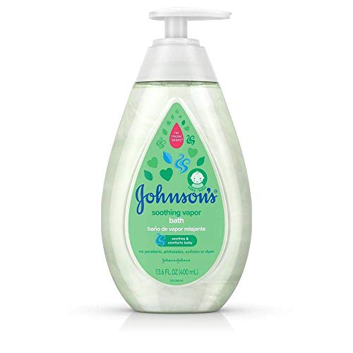 Johnsons Baby Soothing Vapor Bath 13.6 Ounce (400ml) (2 Pack)