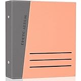 Artmag Photo Album 4x6 1000 Photos, Large Capacity Hardcover Picture Album Holds 1000 Horizontal and Vertical 4x6 Photos for Famlily Wedding Anniversary Vacation (Salmon)