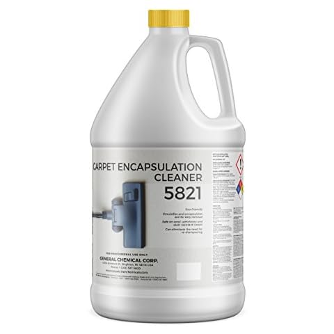 CarpetGeneral Carpet Encapsulation Cleaner 5821 - Carpet Shampoo for Upholstery, Carpets, Rugs, & Wool - Fast Drying, Nature Conscious Cleaning - Professional Grade Carpet Solution - 1 Gallon Jug Cover