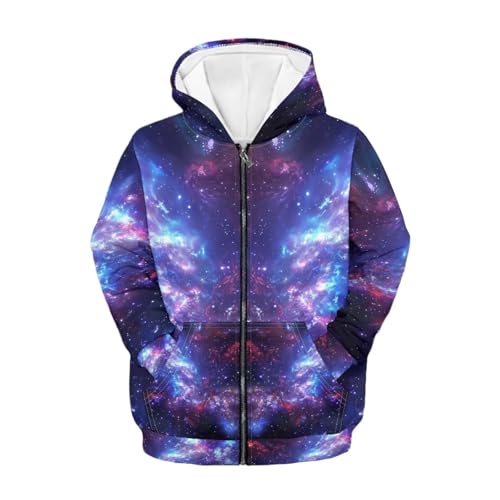 Kids Zipper Hoodies Girls6-16 Y Kawaii Outfit Long Sleeve Hooded Sweatshirt Fall Sports Shirts for Boys Kids