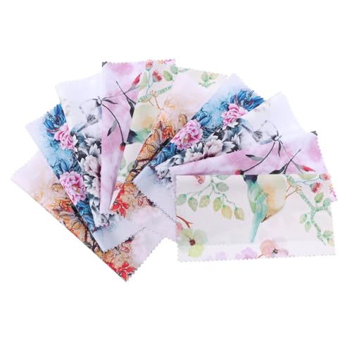 OFFIGAM 10個 超細眼鏡拭きクロス メガネクリーナー クロス くもり止め対応 指紋除去 スマホ画面 カメラレンズ ジュエリー用スクリーンクリ