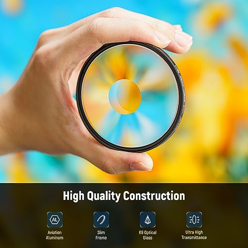 NEEWER 58mm Spiral Halo Camera Lens Filter, view 3