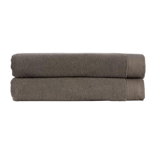Christy Luxe 2 Piece Bath Sheets Sets | Soot Brown