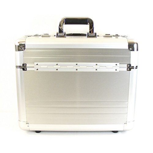Aluminium Laptop-Pilotenkoffer 17 Zoll aluminium/silber