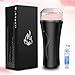 Mens Sex Toys Male Masturbator, Vibrating Masturbator Squeezable Pocket Pussy for Men with 7.5