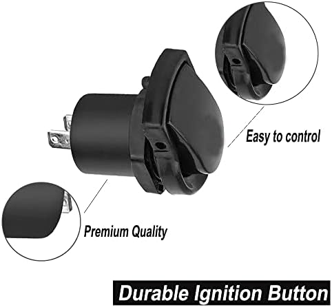 BBQ Future 2 Outlets Igniter with Electronic Ignition Button for Charbroil Igniter Replacement, Grill Replacement Igniter Switch Module for Char-Broil G511-0055-W1 and Fits Various Char-Broil Models